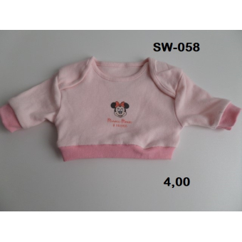 Sweater zalm met Minnie Mouse